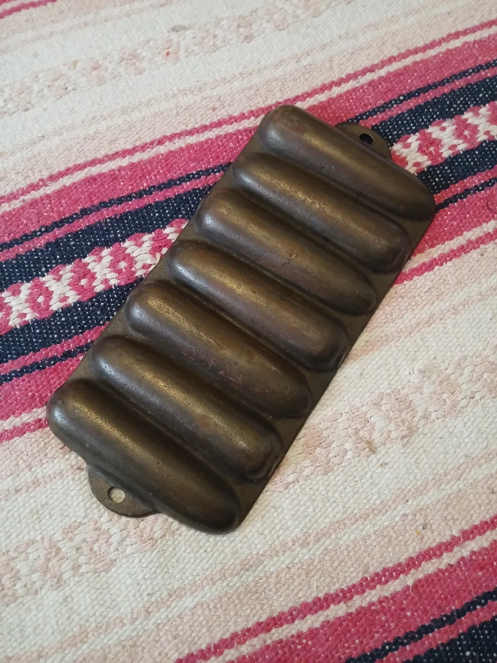 Vintage‎ Wagner Ware Cast Iron Cornbread 7 Make Pan